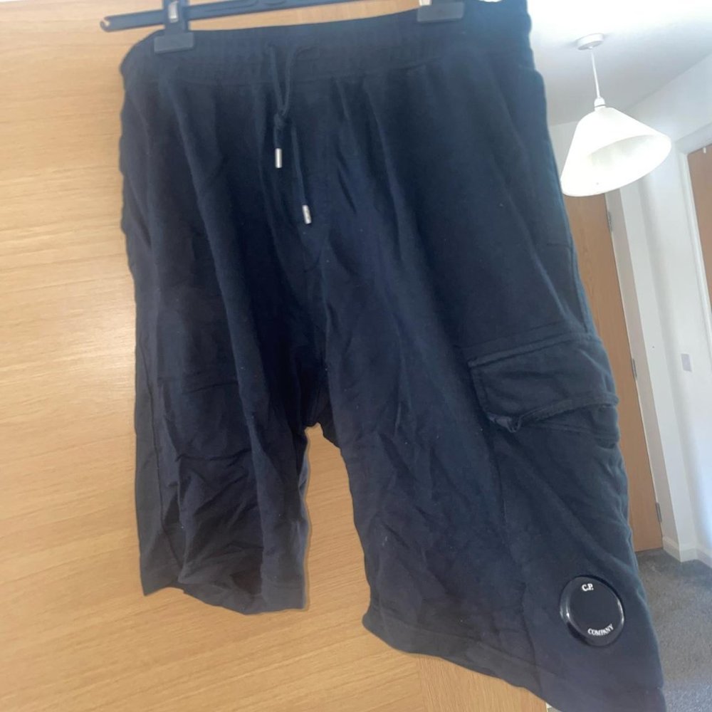 CP Company Mens Black Shorts
